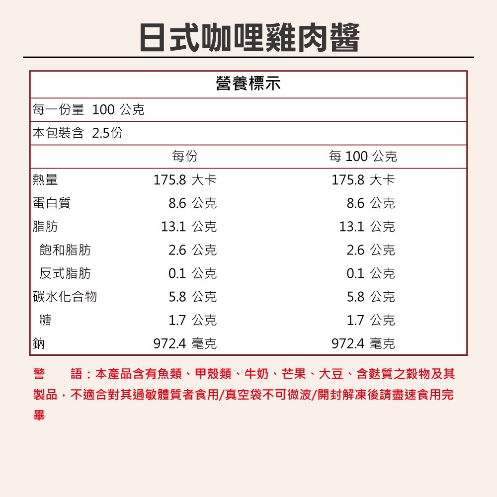 日式咖哩雞肉醬