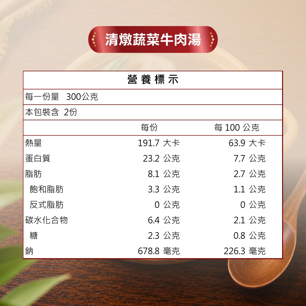 清燉蔬菜牛肉湯