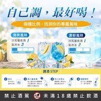 網走流冰鹽檸檬沙瓦基底酒